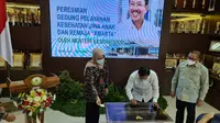 Menteri Kesehatan Terawan Agus Putranto  di sela-sela peresmian Gedung Pelayanan Kesehatan Jiwa dan Anak Rumah Sakit Jiwa Prof. Soerojo Magelang. (Istimewa)