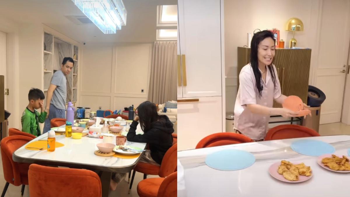 9 Potret Ruang Makan Rumah Ayu Dewi, Bak Showroom Interior Kelas Atas