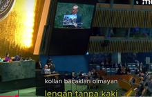 Ketuk Nurani Dunia, Erdogan Tunjukkan Potret Kesengsaraan Warga Gaza Akibat Genosida di Sidang PBB