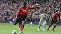 Gelandang MU, Paul Pogba. (AP Photo/Rui Vieira)