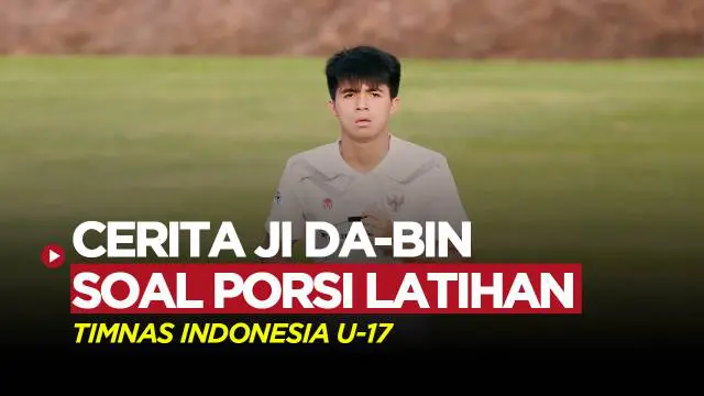 Berita video penggawa Timnas Indonesia U-17, Ji Da-Bin, ungkapkan porsi latihan Timnas Indonesia U-17 lebih berat untuk hadapi Piala Dunia U-17 2023.