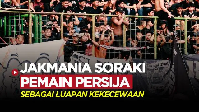 Berita video suporter Persija Jakarta luapkan kekecewaan dengan menyoraki pemain, usai ditahan imbang tim juru kunci Arema FC dalam lanjutan BRI Liga 1 2023/2024.