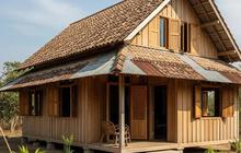 Desain Tujuh Rumah Kayu Pedesaan 4x6, Adem Bikin Betah Dihuni