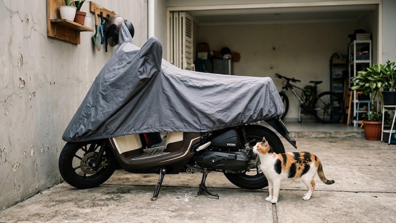 6 Cara Mencegah Kucing Naik ke Jok Motor Tanpa Menyakitinya, Mudah dan Praktis
