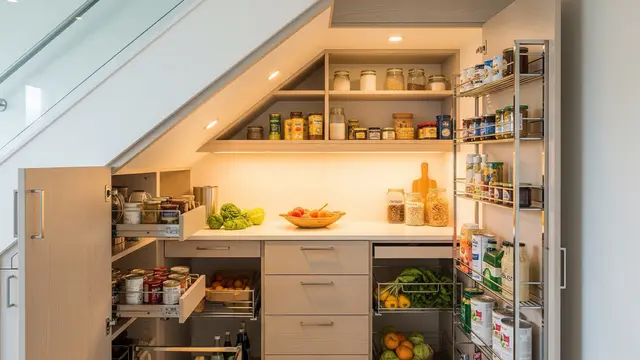 Model Pantry Kecil yang Tetap Muat Banyak Barang/AI Generated