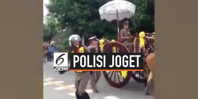 VIDEO: Aksi Kocak Polisi Atur Lalu Lintas Sambil Joget-joget