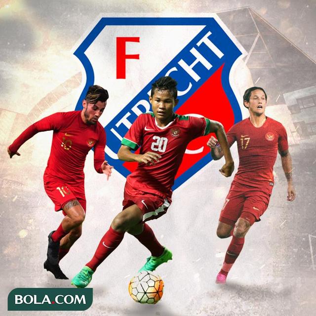 FC Utrecht: Stefano Lilipaly, Bagus Kahfi, Irfan Bachdim