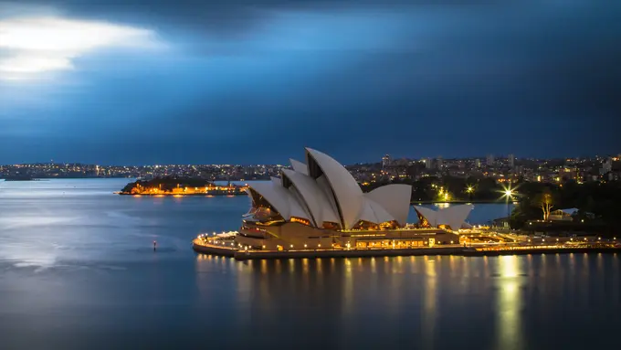 Contoh ilustrasi wisata di Australia, Sydney Opera House