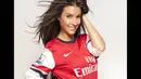 Ludivine Kadri, merupakan istri dari bek Prancis yang bermain di Arsenal Bacary Sagna (wwww.onlinearsenal.com)