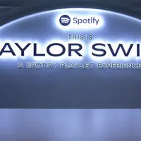 Potret instalasi ‘This Is Taylor Swift: A Spotify Playlist Experience’ di SCBD (Sumber foto: Spotify Indonesia)