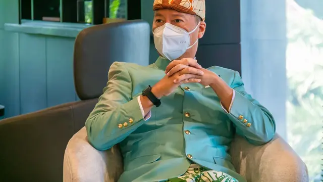 Menteri Perindustrian Agus Gumiwang Kartasasmita di Jakarta, Minggu (25/4/2021). (Foto: Kemenperin)