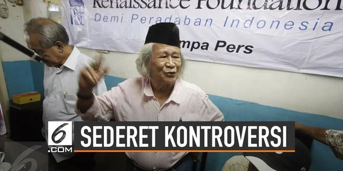 VIDEO: Sebut Sriwijaya Fiktif, Ini Sederet Kontroversi Ridwan Saidi