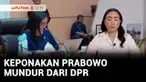 Politisi Partai Gerindra sekaligus keponakan Prabowo Subianto, Rahayu Saraswati Djojohadikusumo memutuskan mundur dari jabatan anggota DPR. Sara mengumumkannya melalui uggahan di akun Instagram.
