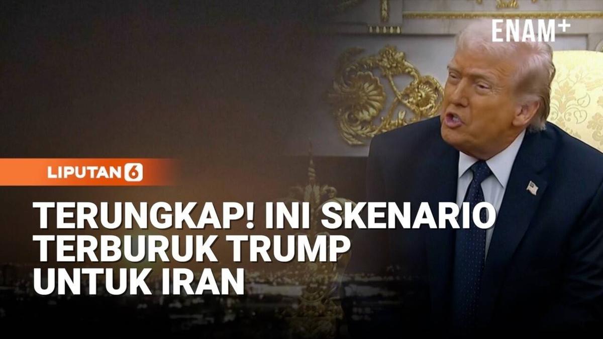 Perang Berkecamuk, Trump Ungkap Skenario Terburuk Untuk Iran