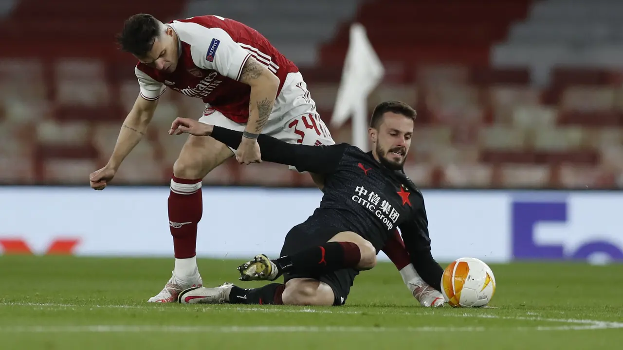 Arsenal Ditahan Imbang Slavia Praha di Emirates