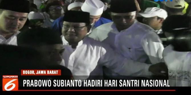Prabowo Imbau Santri Gunakan Hak Pilih pada Pilpres 2019