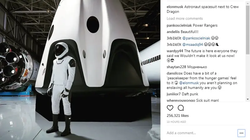 Pakaian Luar Angkasa Space X