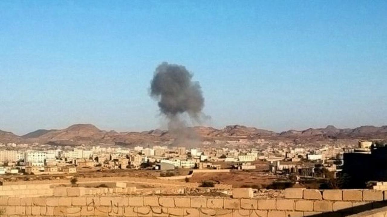 Ledakan bom mobil yang terjadi di Yaman. (BBC)