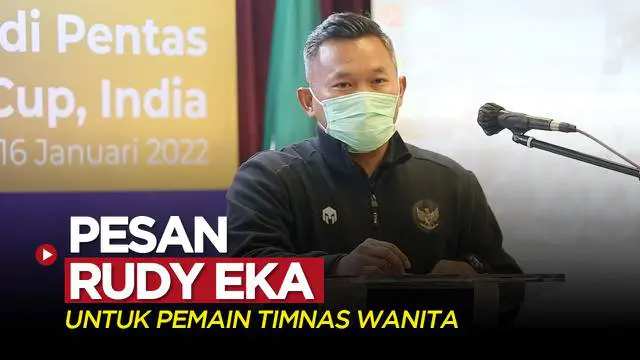 Berita video Pelatih Rudy Eka Priyambada mengungkapkan pesan yang ia sampaikan kepada para pemain Timnas Wanita Indonesia yang akan berjuang di Piala Asia 2022, Minggu (16/1/2022).