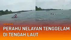 Perahu nelayan tenggelam di tengah laut mengundang perhatian