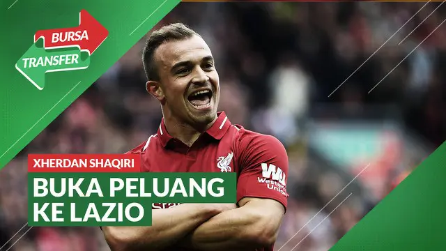 Berita Video, Xherdan Shaqiri Buka Peluang Tinggalkan Liverpool dan Bergabung dengan Lazio