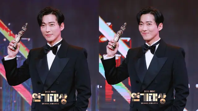 Namgoong Min Bersyukur pada Istrinya Atas Kemenangan Daesang di MBC Drama Awards 2023