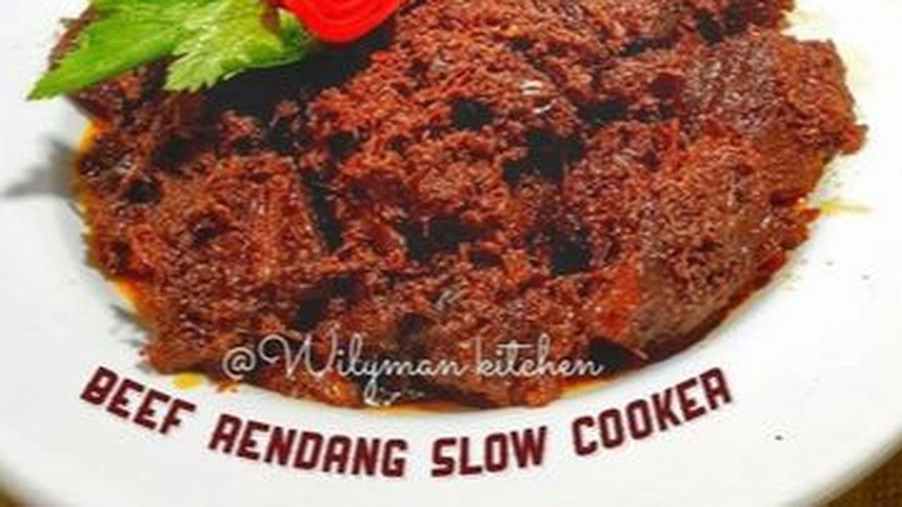 6. Resep Rendang Daging Sapi Slow Cooker<br>
