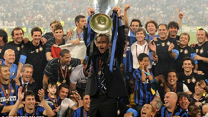 Jose Mourinho membawa Inter Milan juara Liga Champions musim 2009-10 (dailymail.co.uk)