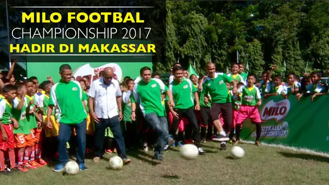 Setelah Jakarta, Medan dan Bandung, MILO Football Championship 2017 singgah di kota Makassar.