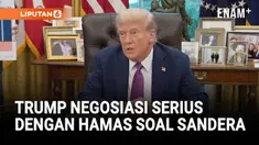 Presiden Amerika Serikat Donald Trump mengatakan AS sedang dalam negosiasi mendalam dengan Hamas untuk membebaskan sisa sandera warga Israel di Gaza.