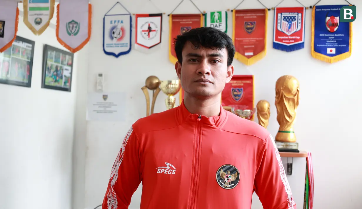Kapten Timnas Amputasi Indonesia ini akan berlaga di Amputee Super Lig 1 musim 2023/2024. (Bola.com/M Iqbal Ichsan)