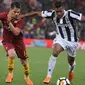 Winger AS Roma, Cengiz Under, saat menghadapi Juventus pada laga lanjutan Serie A musim lalu di Stadio Olimpico, Roma, 13 Mei 2018. (AFP/Tiziana Fabi)