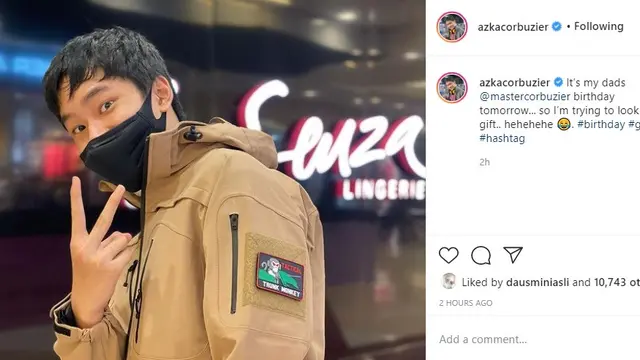 Azka Corbuzier, putra Deddy Corbuzier (Foto: Instagram/@azkacorbuzier)