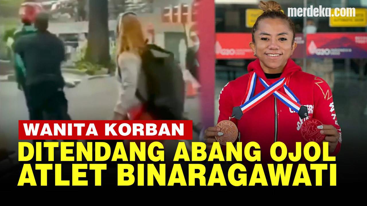 VIDEO: Wanita Korban Tendangan 'Kungfu' Abang Ojol, Atlet yang Harumkan Nama Bangsa