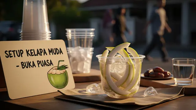 Ide Takjil Segar dari Kelapa
