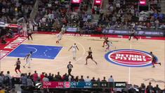 Berita video game recap NBA 2017-2018 antara Toronto Raptors melawan Detroit Pistons dengan skor 121-119.