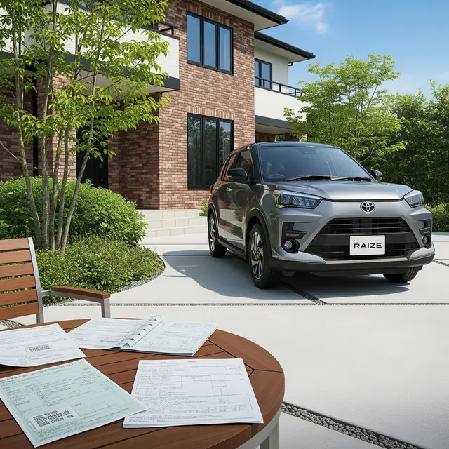 Pajak Progresif:Toyota Raize (AI Generated)