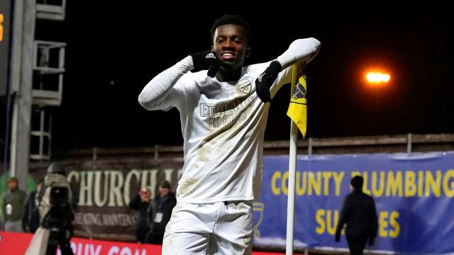 Penyerang Arsenal, Eddie Nketiah