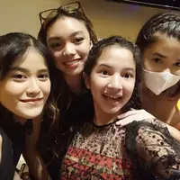 Nafiza Fatia Rani Pakai Dress Tapis Lampung (Foto: Instagram @nafiza.fr)