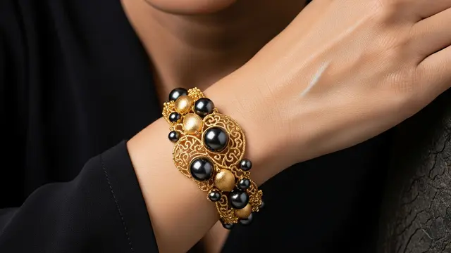 Model Gelang Aksen Permata buat Ibu 50 Tahun (AI)