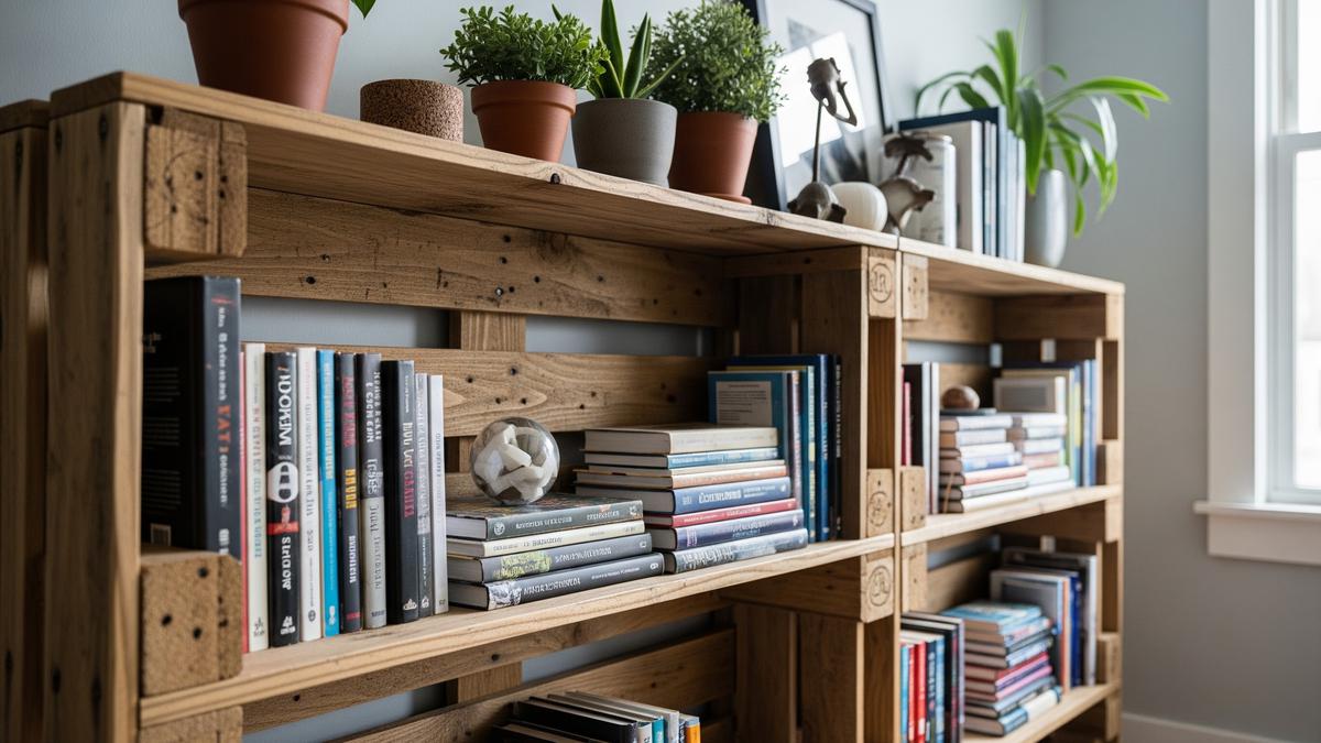 Cara Membuat Rak Buku dari Kayu Bekas Palet yang Estetik dan Fungsional