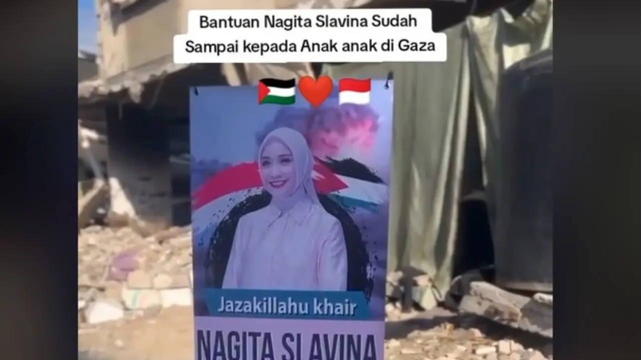 Tanpa Sorotan Kamera, Bantuan Nagita Slavina untuk Anak-Anak Gaza Sudah Sampai di Palestina.