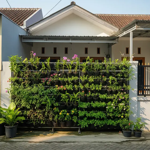 9 Kebun Mini di Pagar Rumah Biar Hemat Lahan, Bikin Hunian Asri dan Produktif