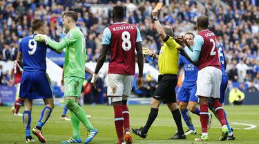 Vardy Kartu Merah Leicester Ditahan West Ham Bola Liputan6 Com
