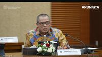 Direktur Jenderal Bea dan Cukai, Djaka Budhi Utama saat Konferensi Pers APBN, di Kementerian Keuangan, Jakarta, Selasa (17/6/2025). (Foto: Liputan6.com/Tira Santia)