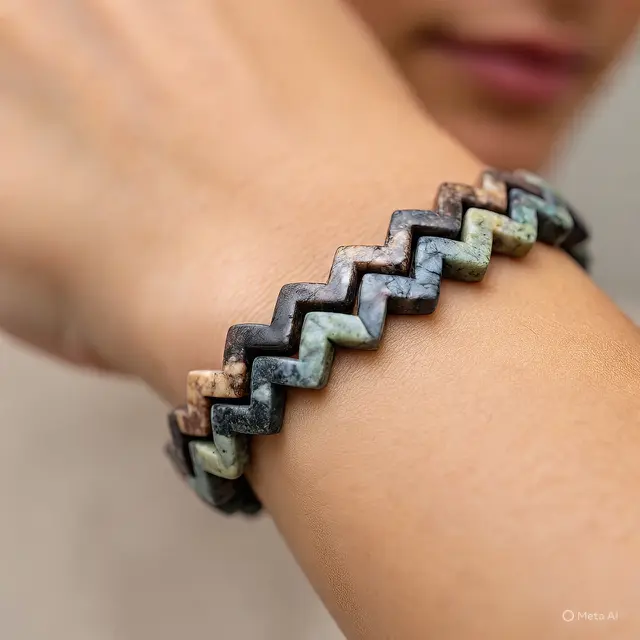 Gelang Model Zigzag