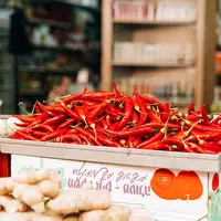 Menyimpan cabai./Copyright unsplash.com/jonathan niederho