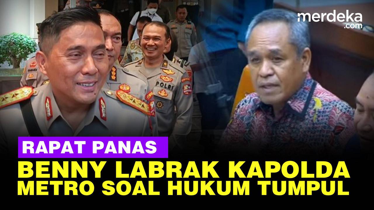 VIDEO: Benny K Harman Labrak Kapolda Metro Karyoto, Sindir Soal Hukum Tumpul ke Bawah