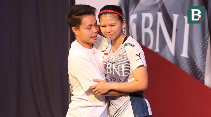 <p>Greysia Polii menuntaskan karier profesionalnya di dunia bulutangkis hari ini, Minggu (12/6/2022) di Istora Senayan, Jakarta. (Bola.com/Abdul Aziz)</p>