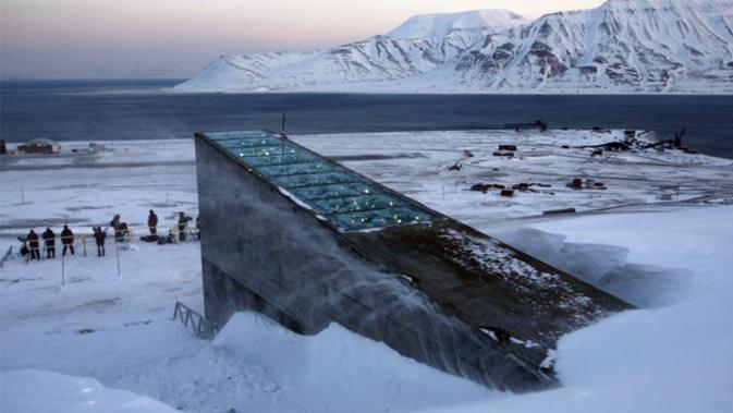 Kubah Svalbard Global Seed Vault (file)